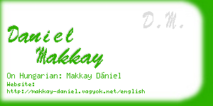 daniel makkay business card